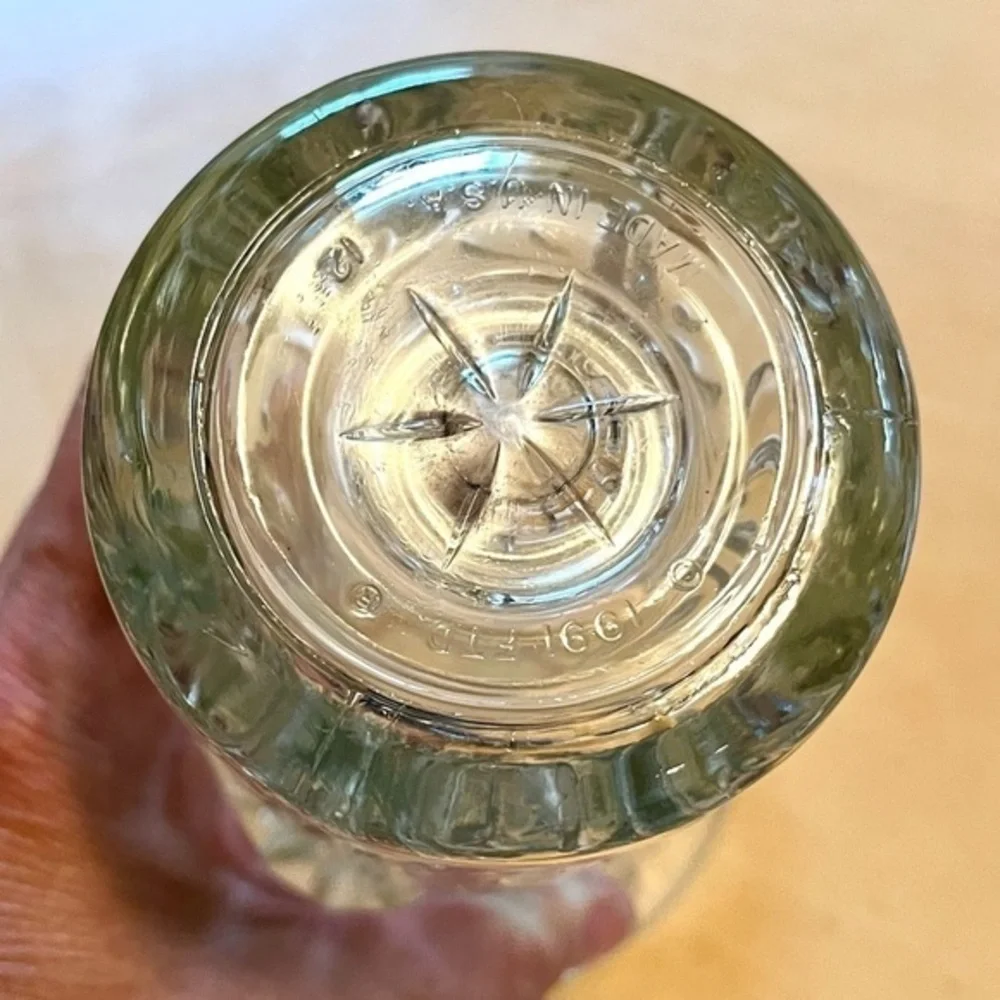 Vintage 1991 FTD Glass Vase Starburst Pattern - Picture 9 of 14